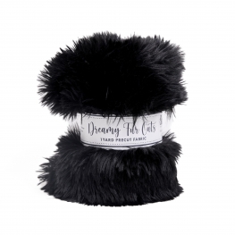 1 Yard Dreamy Fur Cut Black