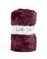 2.5 Yard Luxe Cuddle® Cut Mirage 80 Black Cherry