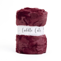 2.5 Yard Luxe Cuddle® Cut Mirage 80 Black Cherry