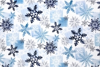 Snowfall Digital Cuddle® Navy