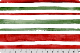 Stripe Digital Cuddle® Red/Green