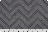Embossed Chevron Cuddle® Charcoal