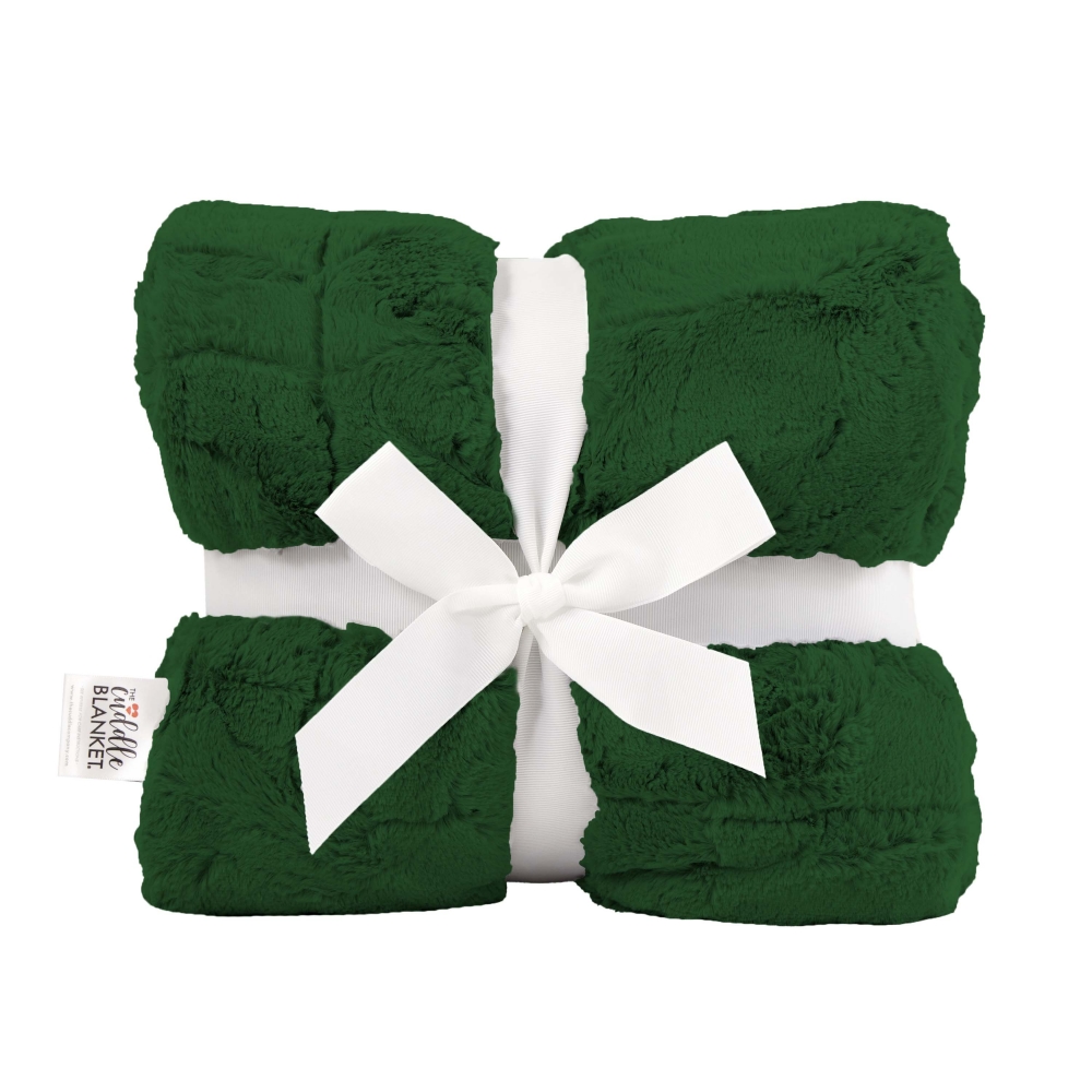 60" x 72" Luxe Cuddle® Blanket Hide Evergreen