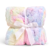 60" x 72" Luxe Cuddle® Blanket Sorbet Pastel