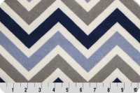 Zig Zag Digital Cuddle® Baby Blue/Navy/Denim/Ivory