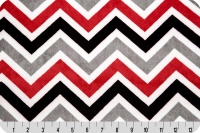 Zig Zag Digital Cuddle® Red/ Black/Snow