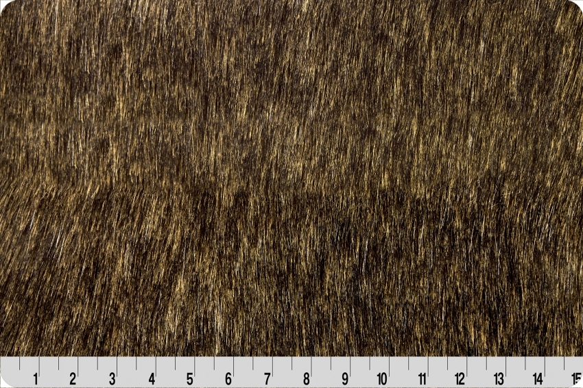 Canadian Wolf Fur Brown/black