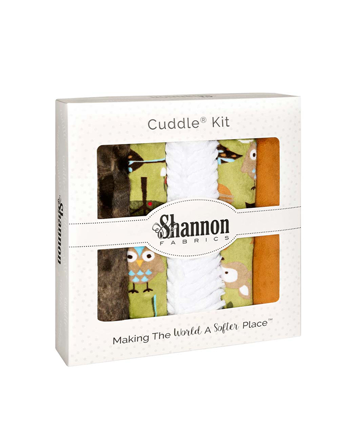 Shannon Fabrics Cuddle Kit Blanket Throw Color Pop CKFAB5 38X58 NIB