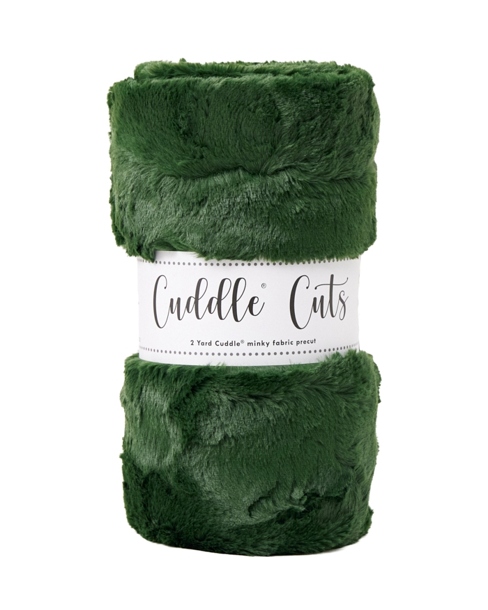 2 Yard Luxe Cuddle® Cut Hide Evergreen