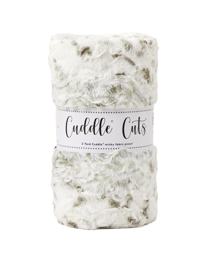 2 Yard Luxe Cuddle®Snowy Owl Basil