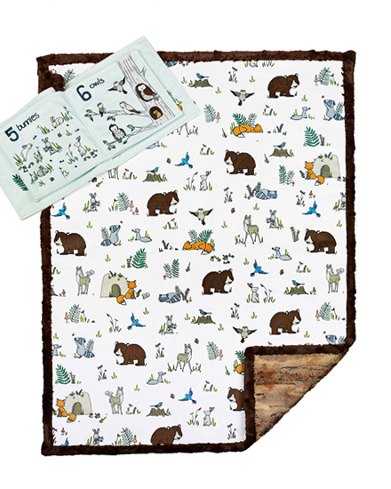  Shannon FABRICS Shannon Minky Cuddle Kit Wee Ones Lion Around,  Blue : Arts, Crafts & Sewing