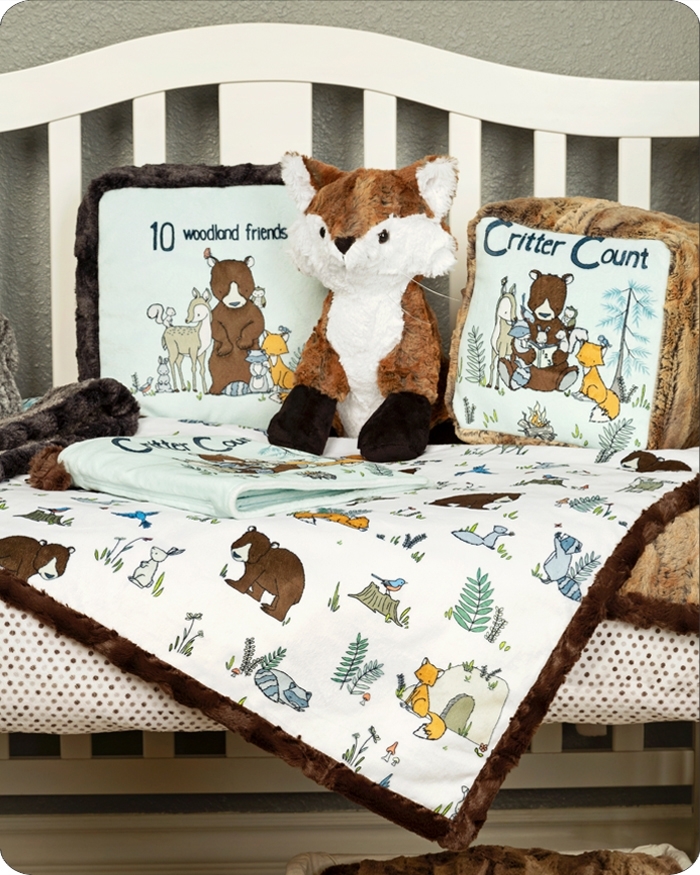 Critter Grove Cuddle Kit from Shannon Fabrics