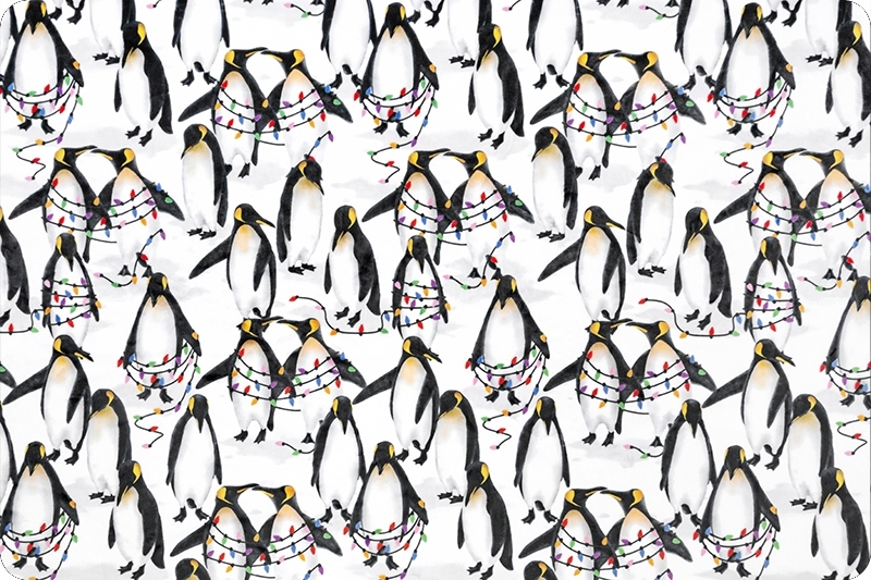 Festive Penguins Digital Cuddle® Snow