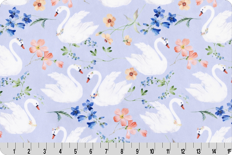 Floral Swans Digital Cuddle® Multi