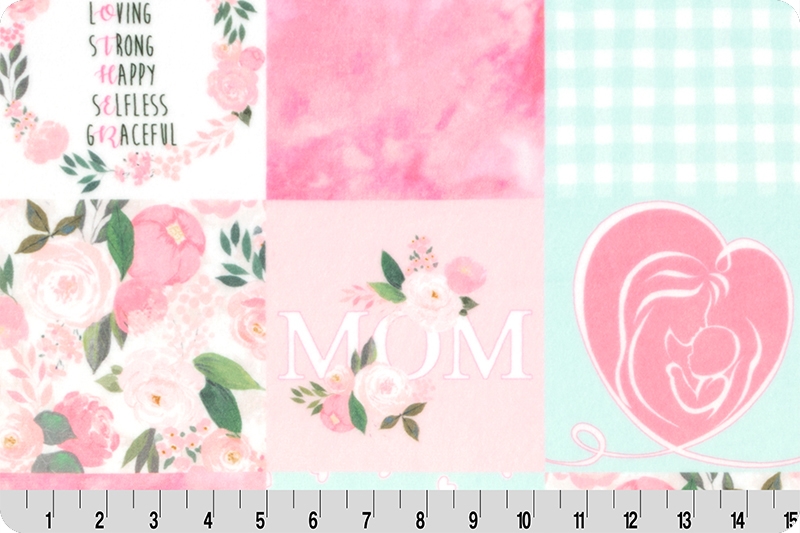 I Love Mom Digital Cuddle® Pink