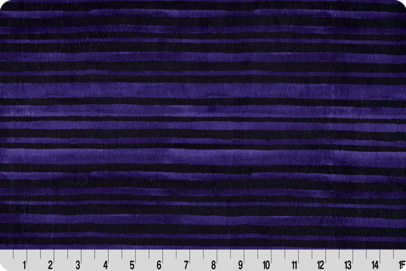 Stripe Digital Cuddle® Purple/Black