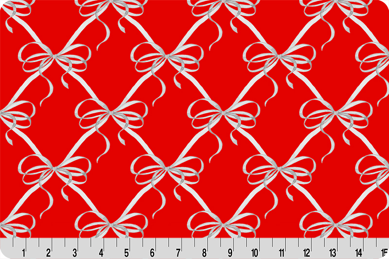 Tied with a Bow Digital Cuddle<sup>®</sup><br/> Scarlet/Grey