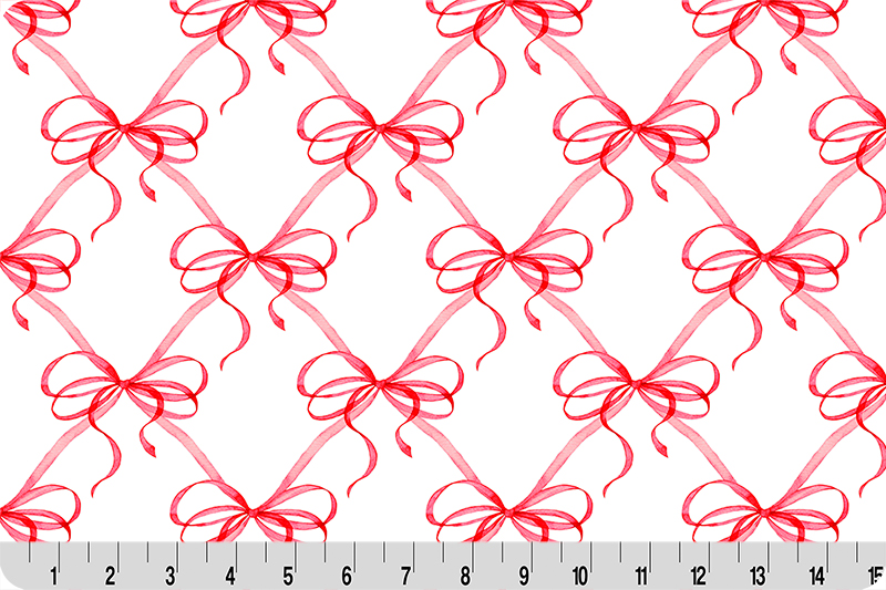 Tied with a Bow Digital Cuddle<sup>®</sup><br/> Snow/Cardinal