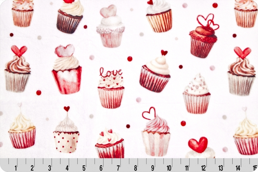 Valentine Cupcakes Digital Cuddle® Snow