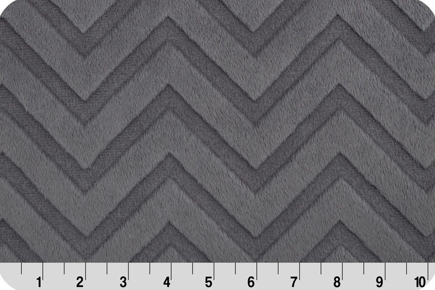 Embossed Chevron Cuddle® Charcoal