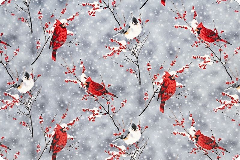 Hoffman Cardinal Sparrow Digital Cuddle® Silver