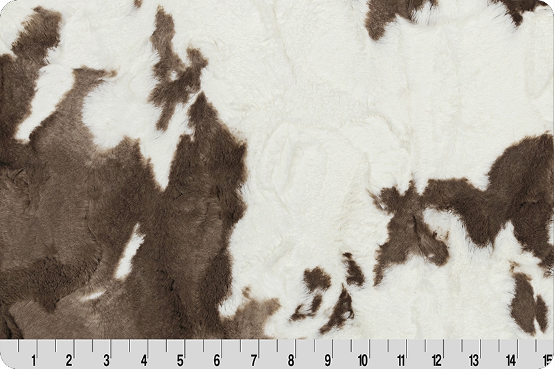 Luxe Cuddle® Tie-Dye Rabbit Brown [lcrabbrown] : Shannon Fabrics