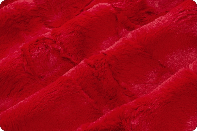 Super Luxury Faux Fur Fabric Material - PLUSH SUPER SOFT RED - CRS Fur  Fabrics