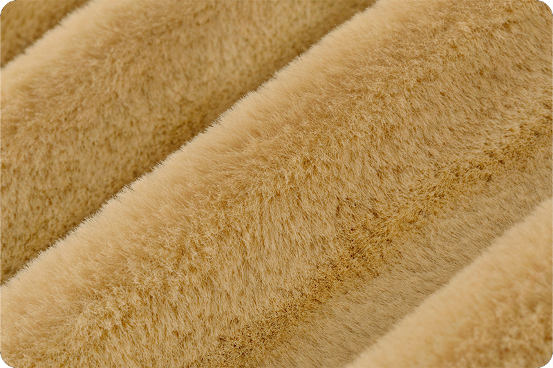 Luxe Cuddle® Glacier in Buttercup Yellow High Pile Furry Fabric MINKY From  Shannon Fabric 15mm 