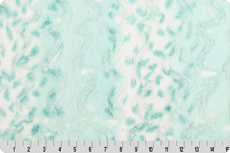 Fabric Luxe Cuddle Marble Saltwater From Shannon Fabrics