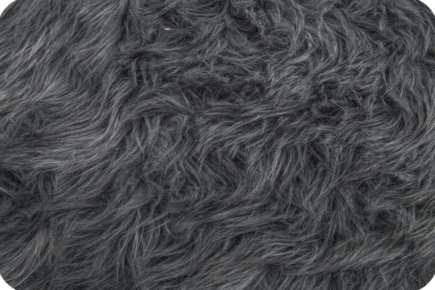 Black Luxury Shag Faux Fur