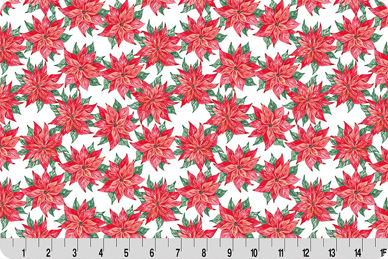 Christmas Keepsake Poinesttias Quilting Cuddle<sup>®</sup></br> Cardinal