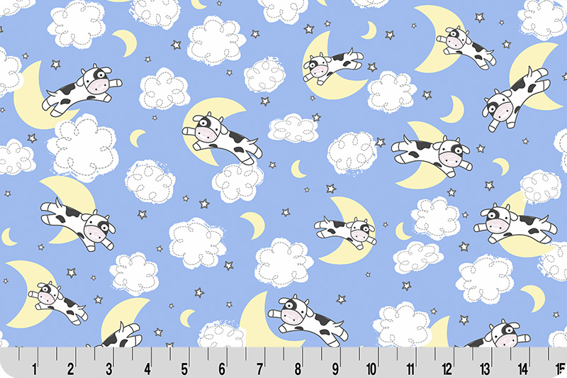 Goodnight Farm Over The Moon Quilting Cuddle<sup>®</sup><br/>Blue