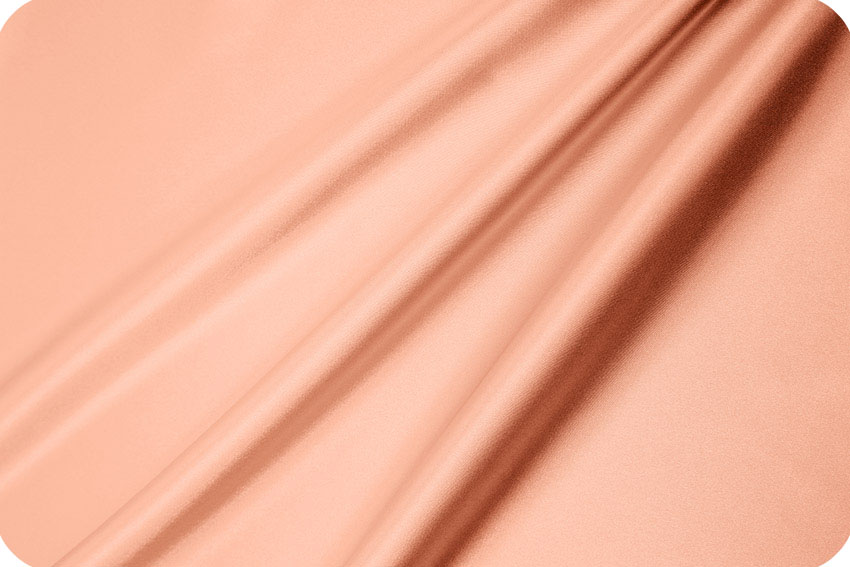 Silky Satin Solid Peach Lush