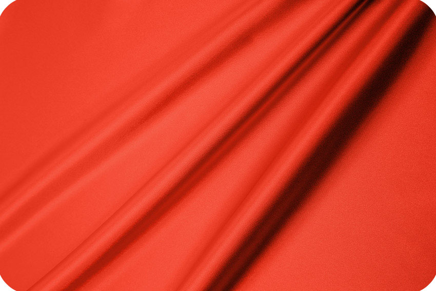 Silky Satin Solid Tomato Lush