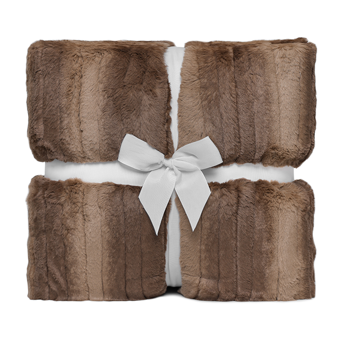 60 x 72 Luxe Cuddle<sup>®</sup> Blanket <br/> Vienna Pecan